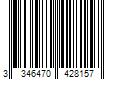 Barcode Image for UPC code 3346470428157