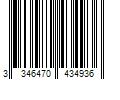 Barcode Image for UPC code 3346470434936. Product Name: Guerlain Kiss Kiss Shine Bloom Lipstick - 219 Eternal Rose   0.11 oz Lipstick