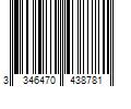 Barcode Image for UPC code 3346470438781