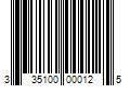 Barcode Image for UPC code 335100000125