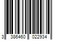 Barcode Image for UPC code 3386460022934