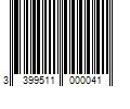 Barcode Image for UPC code 3399511000041