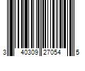 Barcode Image for UPC code 340309270545