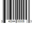 Barcode Image for UPC code 340344000053