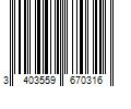 Barcode Image for UPC code 3403559670316