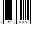 Barcode Image for UPC code 3412242503350