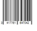 Barcode Image for UPC code 3417761647042