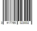 Barcode Image for UPC code 3417765023002