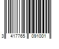 Barcode Image for UPC code 3417765091001