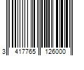 Barcode Image for UPC code 3417765126000