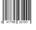 Barcode Image for UPC code 3417765231001