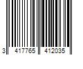 Barcode Image for UPC code 3417765412035