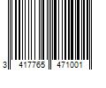 Barcode Image for UPC code 3417765471001