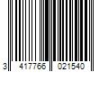 Barcode Image for UPC code 3417766021540