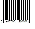 Barcode Image for UPC code 3417766200006