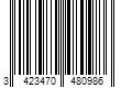 Barcode Image for UPC code 3423470480986