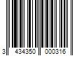 Barcode Image for UPC code 3434350000316