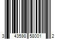 Barcode Image for UPC code 343598580012