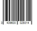 Barcode Image for UPC code 3439600029314