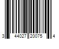 Barcode Image for UPC code 344027200754