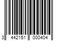 Barcode Image for UPC code 3442151000404