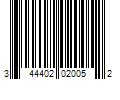 Barcode Image for UPC code 344402020052