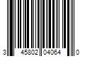 Barcode Image for UPC code 345802040640