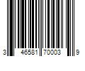 Barcode Image for UPC code 346581700039