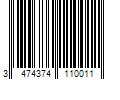 Barcode Image for UPC code 3474374110011