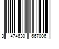 Barcode Image for UPC code 3474630667006