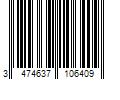 Barcode Image for UPC code 3474637106409. Product Name: L'Oreal Professionnel SERIE EXPERT Serioxyl Advanced Purifier and Bodifier Shampoo 300ml