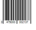 Barcode Image for UPC code 3475000002137