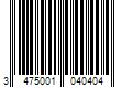 Barcode Image for UPC code 3475001040404