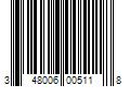 Barcode Image for UPC code 348006005118