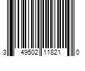 Barcode Image for UPC code 349502118210