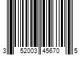 Barcode Image for UPC code 352003456705