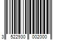 Barcode Image for UPC code 3522930002000