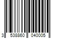 Barcode Image for UPC code 3538860040005