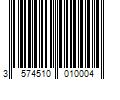 Barcode Image for UPC code 3574510010004