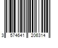 Barcode Image for UPC code 3574641206314