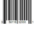 Barcode Image for UPC code 358116320001