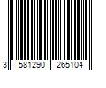 Barcode Image for UPC code 3581290265104