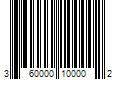 Barcode Image for UPC code 360000100002