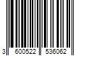 Barcode Image for UPC code 3600522536062