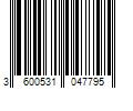 Barcode Image for UPC code 3600531047795