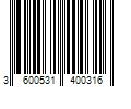 Barcode Image for UPC code 3600531400316