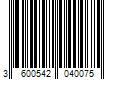 Barcode Image for UPC code 3600542040075