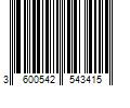 Barcode Image for UPC code 3600542543415