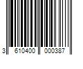 Barcode Image for UPC code 3610400000387