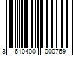 Barcode Image for UPC code 3610400000769